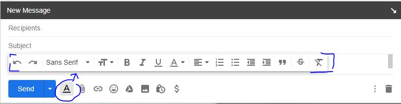 Formatting professional emails using Gmail
