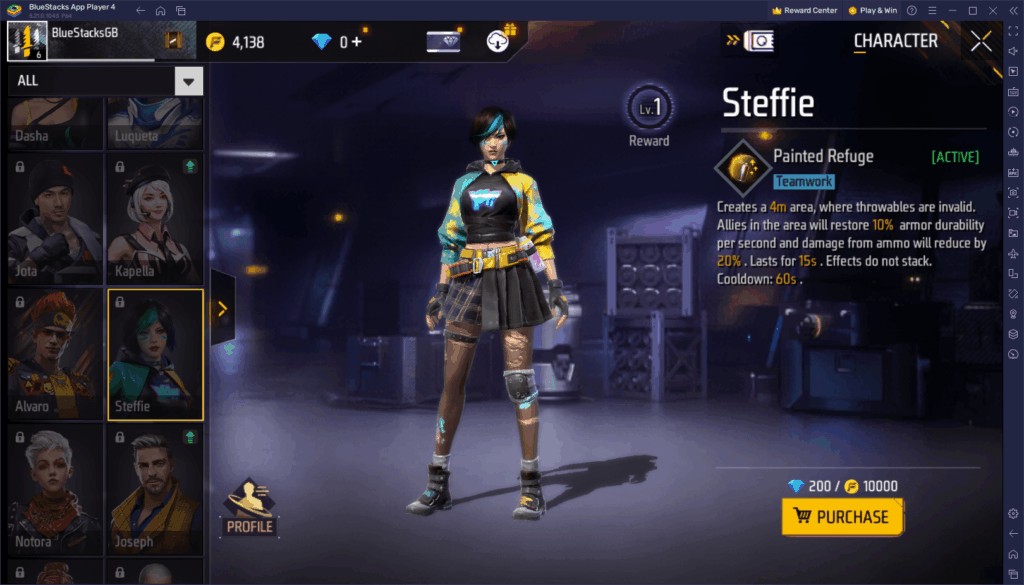 Free Fire Characters